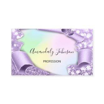 Holographic 33D Effect Purple Makeup Artist