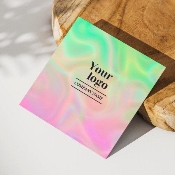 Holographic Aesthetician Modern Bold Instagram Square