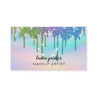 Holographic Dripping Glitter Makeup Hair Stylist