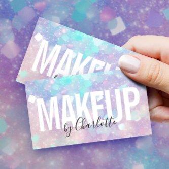 Holographic Glitter Makeup Artist QR Code