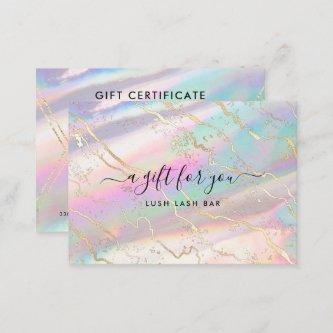 Holographic Iridescent Opal Gem | Gift Certificate