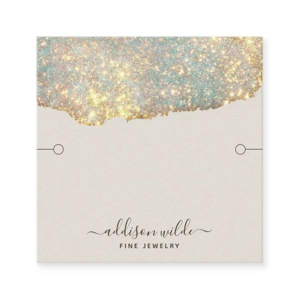 Holographic Modern Glam Glitter Bracelet Display Square