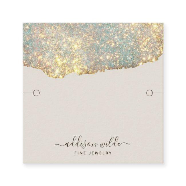Holographic Modern Glam Glitter Bracelet Display Square