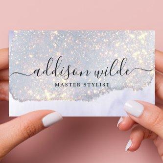 Holographic Purple Glitter Luxe Glam Iridescent QR