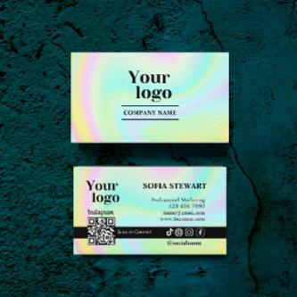 Holographic Scan To Connect Modern Bold Instagram