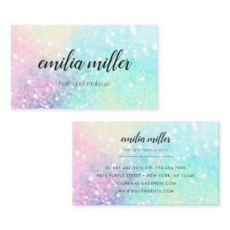 Holographic Unicorn Makeup Hair Glitter Glam