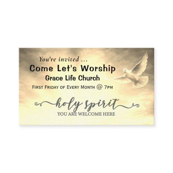 Holy Spirit Your are Welcome, Church Event Details