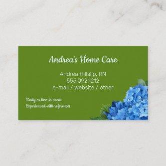 Home Care Blue Hydrangeas Custom