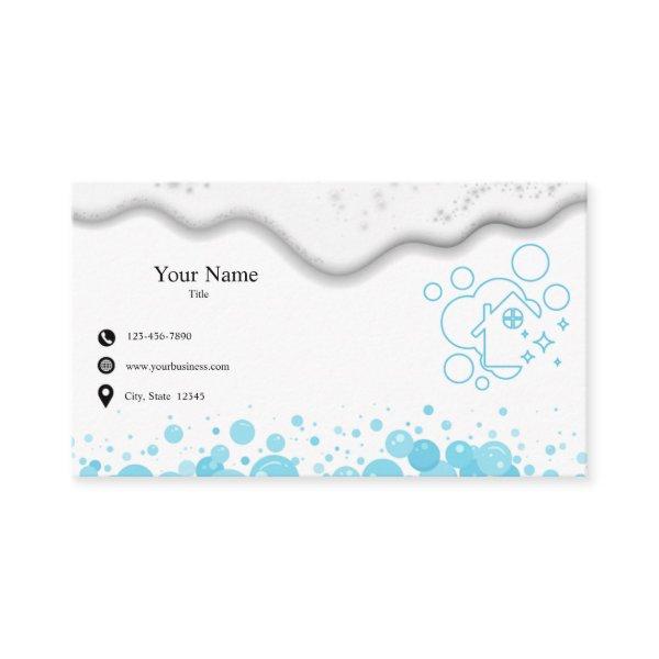 Home Cleaning Service Soap Bubbles