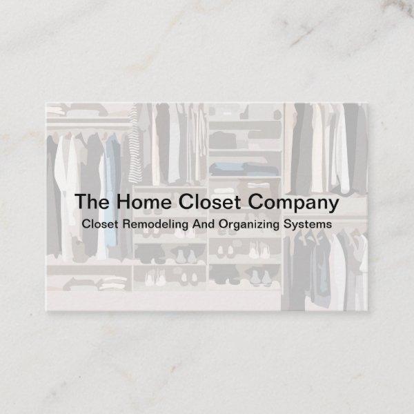 Home Closet Remodeling And Organizing