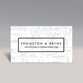 Home Construction and Architect Blueprint