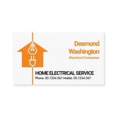 Home Electrical Cable Motif Electrician Service