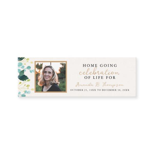 Home Going Celebration of Life Funeral Bookmark Mini