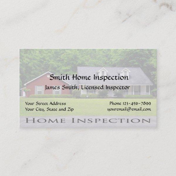 Home Inspection Inspector