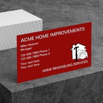 Home Remodeling Businesscards