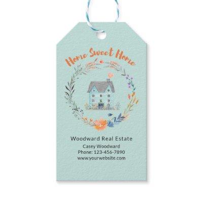 Home Sweet Home Realtor Budget Marketing Custom Gift Tags