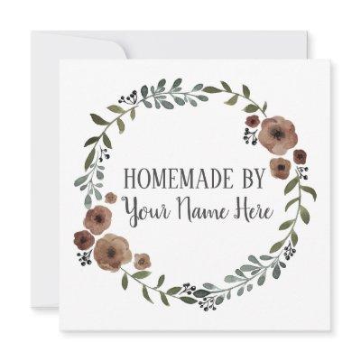 Homemade Cookie Cake Vintage Craft Floral Wreath
