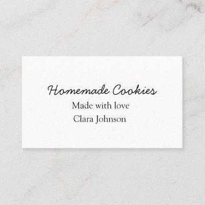 Homemade cookiers add your text name custom  throw