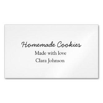 Homemade cookiers add your text name custom  throw  magnet
