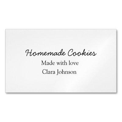 Homemade cookiers add your text name custom  throw  magnet