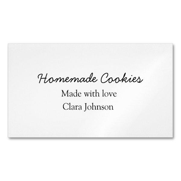Homemade cookiers add your text name custom  throw  magnet