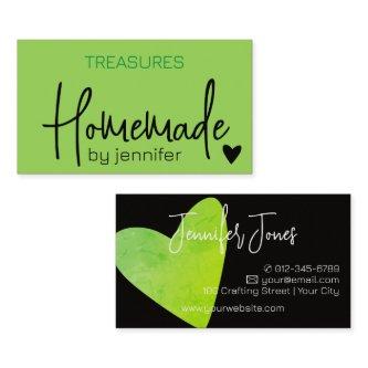 Homemade Handmade Crafts Calligraphy Lime Green