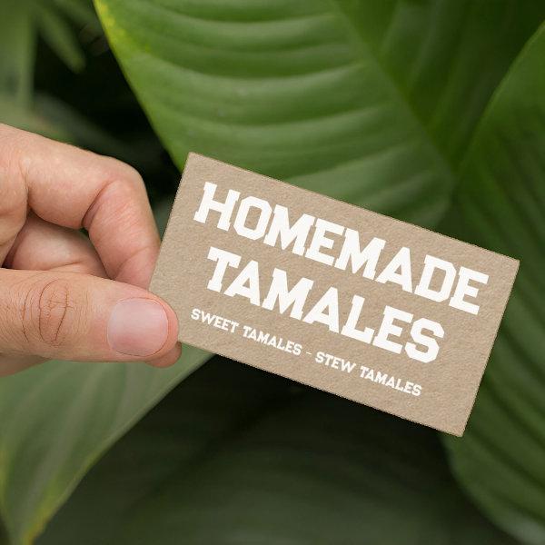 Homemade Tamales