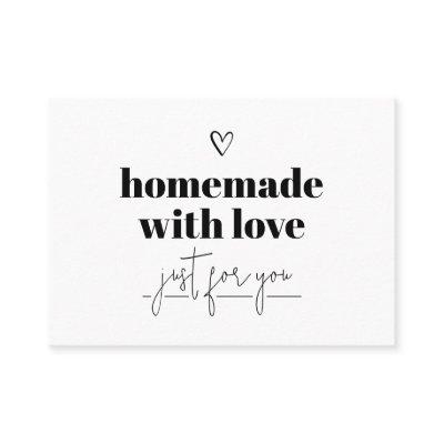 Homemade With Love Thank You Card