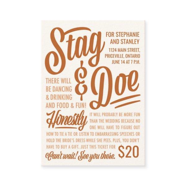 Honestly Stag & Doe Ticket
