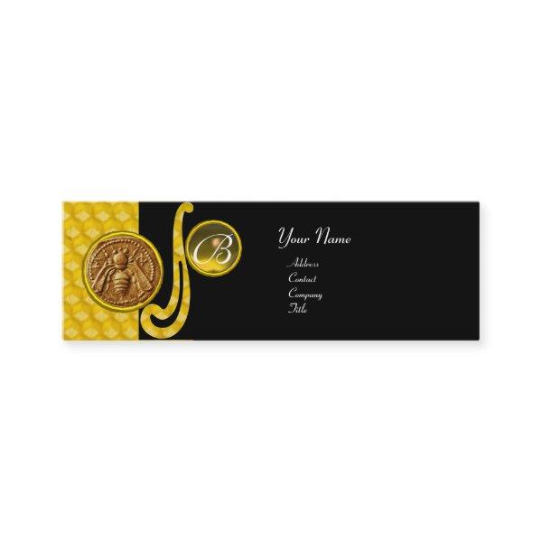 HONEY BEE ,BEEKEEPER APIARIST MONOGRAM MINI