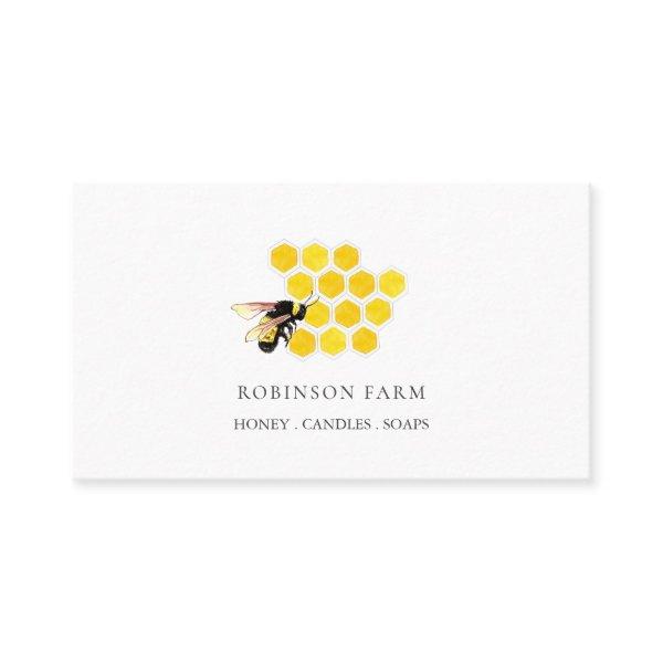 Honey bee farm logo