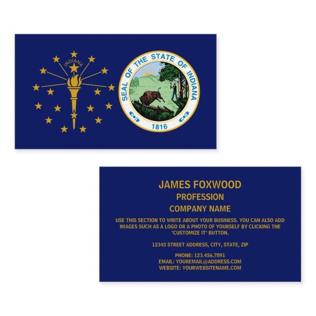 Hoosier Flag & Seal, Flag of Indiana