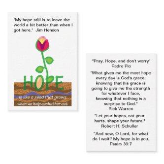 Hope inspirational quotes