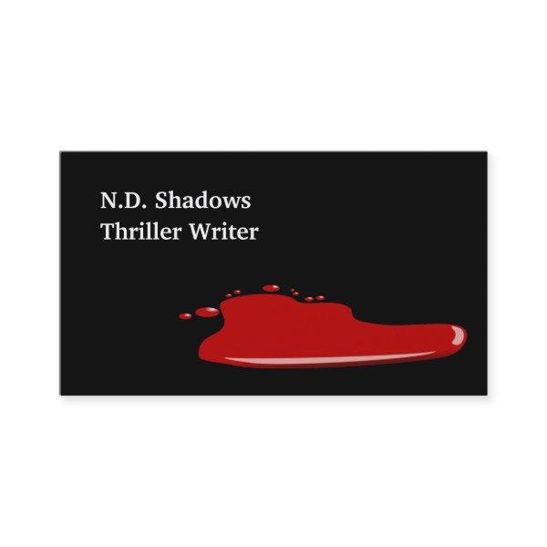Horror Thriller Author Writer  Blood