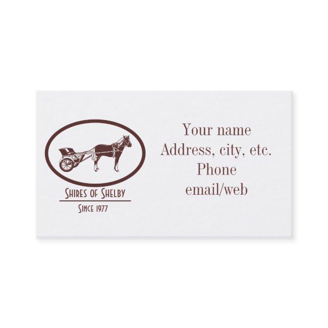 Horse and Buggy Logo