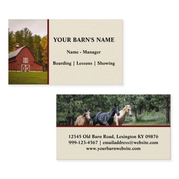 Horse Boarding Barn - Equestrian