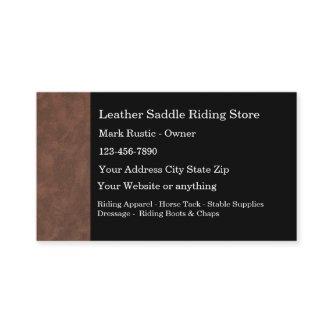 Horse Saddlery Leather Theme