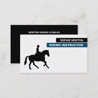 Horse Silhouette, Riding Instructor, Academy