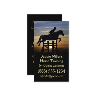 Horse Training and Riding Lessons