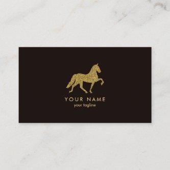 Horse with Golden Glitter | Horse Trainer