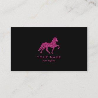 Horse with Pink Glitter | Horse Trainer