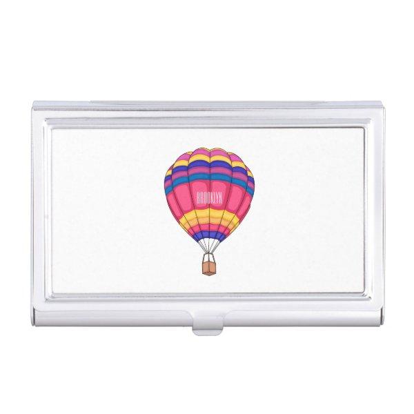 Hot air balloon cartoon illustration  case