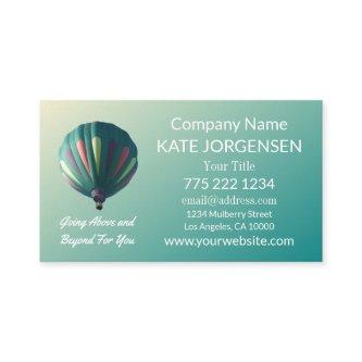 Hot Air Balloon Green Ombre