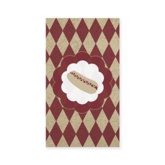 hot dog diamonds stamp card