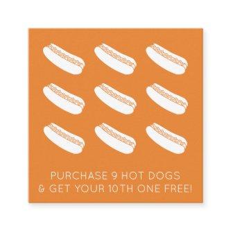 hot dog loyalty stamp