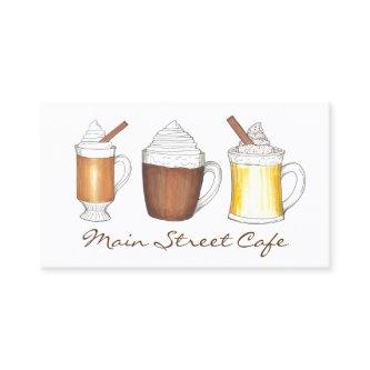 Hot Eggnog Cocoa Buttered Rum Coffee Shop Cafe