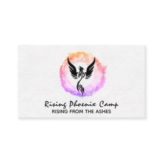 *~* Hot Pink Ombre Ring of Fire Black Phoenix
