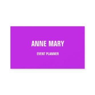 Hot Pink Purple White Wedding Event Planner Custom