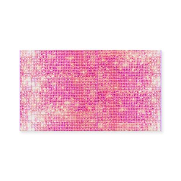Hot Pink Sparkly Sequins