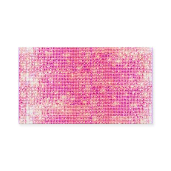 Hot Pink Sparkly Sequins
